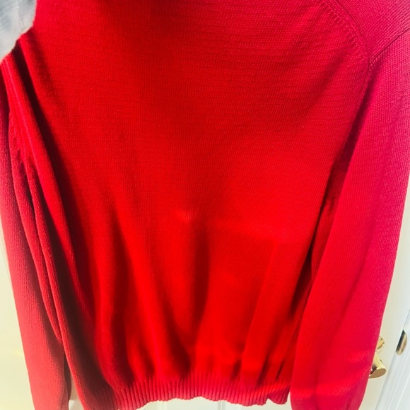 Men's Nautica red sweater like new size large - Picture 3 of 5